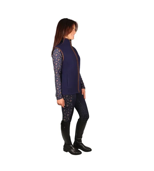 Hy Equestrian Elevate Essential Gilet Navy