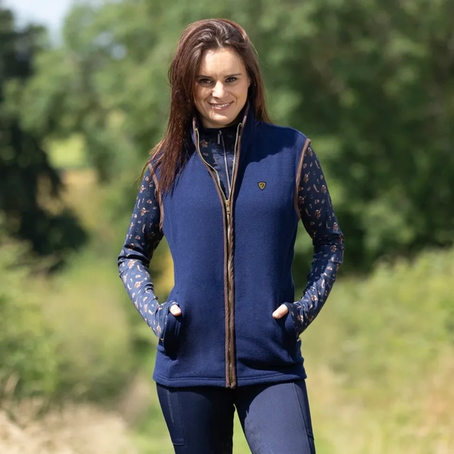 Additional Image for Hy Equestrian Elevate Essential Gilet Navy