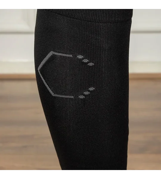 Coldstream Ancroft Cushioned Riding Socks Adult 3.5-8 Black/Grey