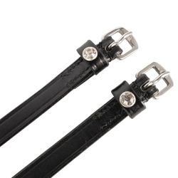 Hy Equestrian Diamante Stud Spur Straps Brown