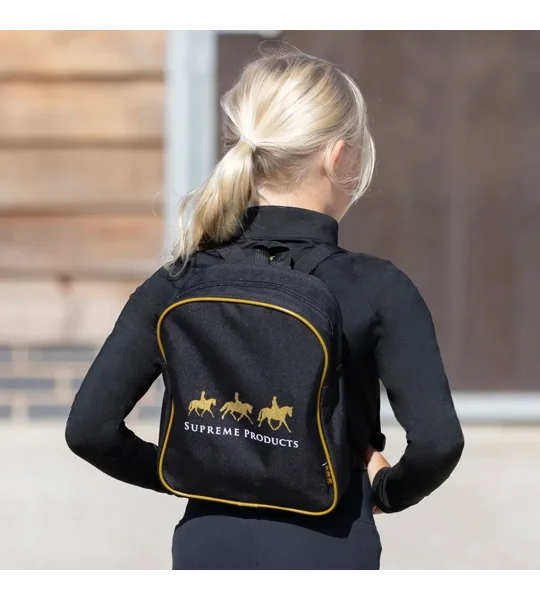 Supreme Products Pampered Pony Grooming Rucksack One Size Black/Gold