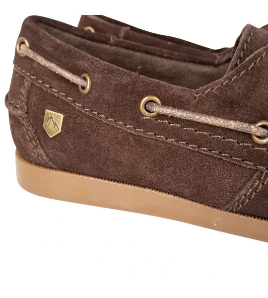 Hy Equestrian Savona Deck Shoes Chocolate