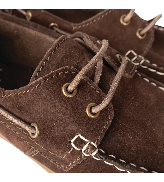Hy Equestrian Savona Deck Shoes Chocolate