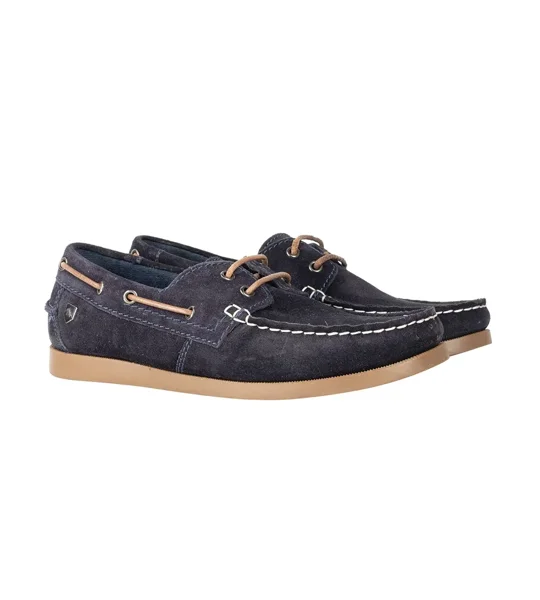 Hy Equestrian Savona Deck Shoes Navy