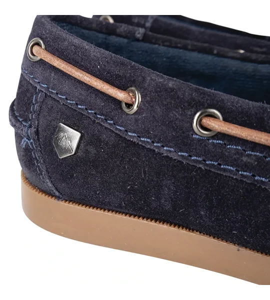 Hy Equestrian Savona Deck Shoes Navy