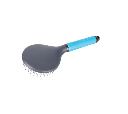 Coldstream Faux Leather Mane and Tail Brush 25cm Navy/C Blue