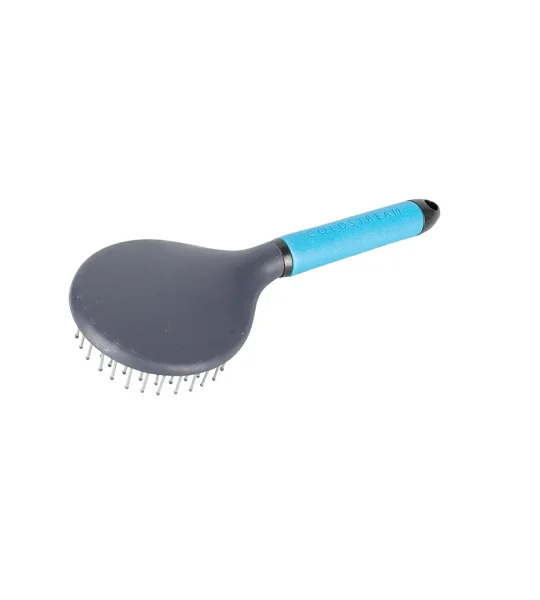 Coldstream Faux Leather Mane and Tail Brush 25cm Navy/C Blue