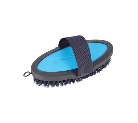 Coldstream Faux Leather Body Brush 18.3 x 9cm Navy/C Blue