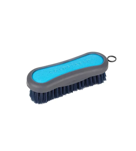 Coldstream Faux Leather Face Brush 12.8 x 4.3cm Navy/C Blue