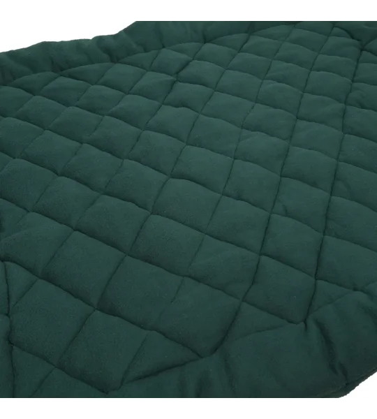 Benji & Flo Essential Fleece Dog Bed Green