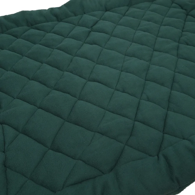 Additional Image for Benji & Flo Essential Fleece Dog Bed Green