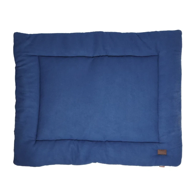 product Image for Benji & Flo Luxury Fleece Dog Bed Rich Navy