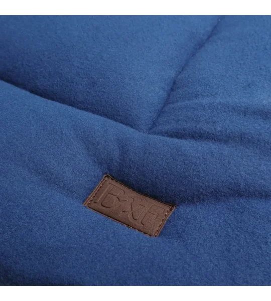 Benji & Flo Luxury Fleece Dog Bed Rich Navy