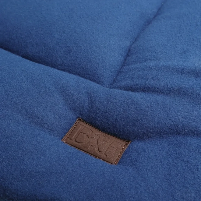 Additional Image for Benji & Flo Luxury Fleece Dog Bed Rich Navy