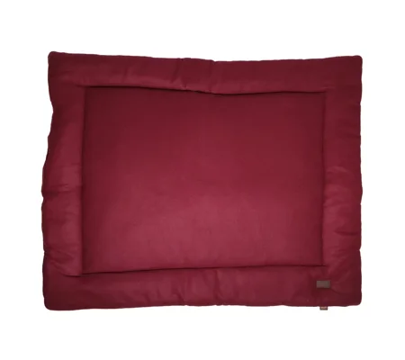 Benji & Flo Luxury Fleece Dog Bed Merlot