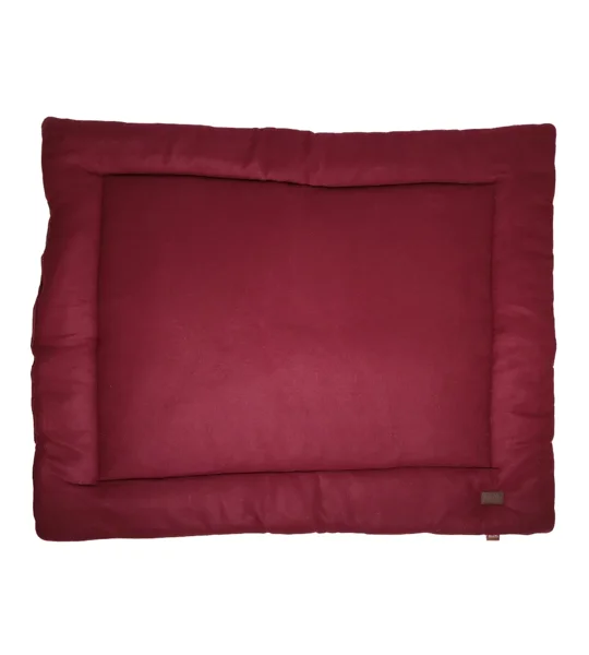 Benji & Flo Luxury Fleece Dog Bed Merlot