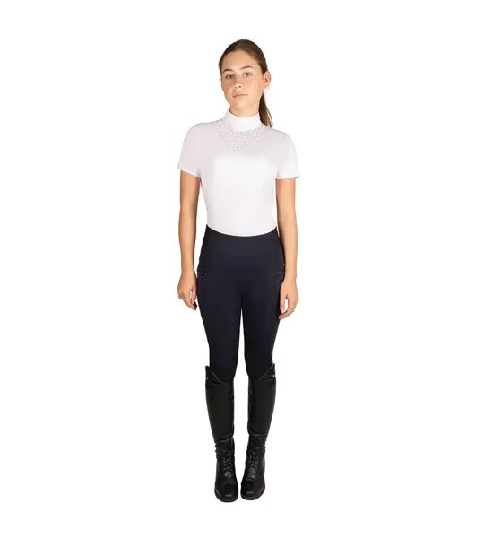 Hy Equestrian Children's Roka Regal Tights Navy