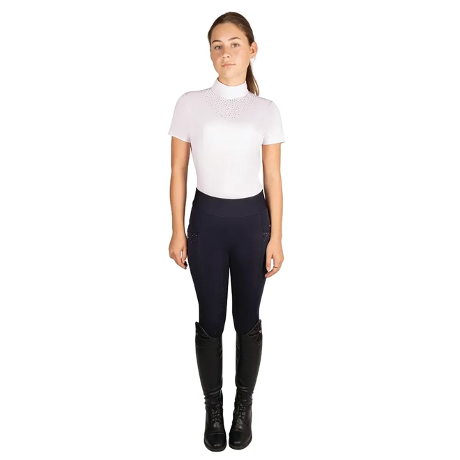 product Image for Hy Equestrian Children's Roka Regal Tights Navy