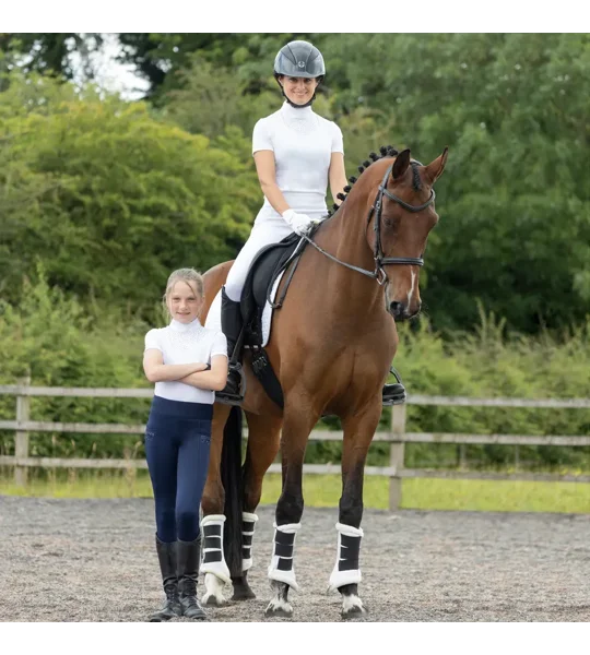 Hy Equestrian Children's Roka Regal Tights Navy