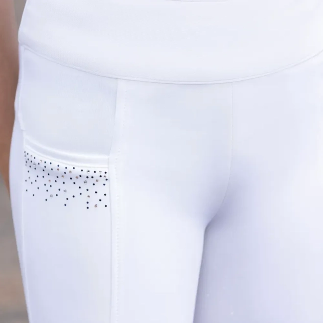 Additional Image for Hy Equestrian Children's Roka Regal Tights White
