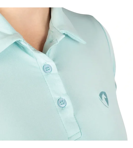 Hy Equestrian Elevate Essential Polo Shirt Ice Blue