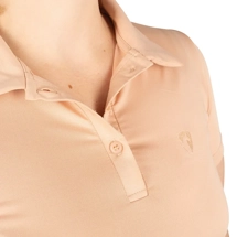 Hy Equestrian Elevate Essential Polo Shirt Maple Sugar