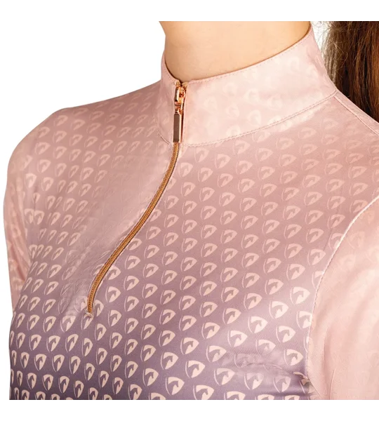 Hy Equestrian Elevate Allure Ombre Mizs Base Layer Navy/Maple Sugar