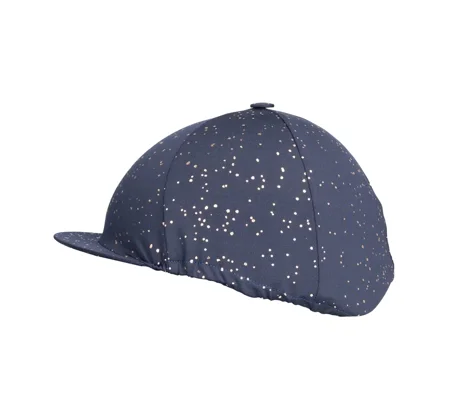 Hy Equestrian Elevate Allure Hat Silk Navy/Gun Metal Grey