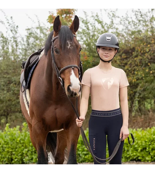 Hy Equestrian Elevate Allure Mizs T-Shirt Maple Sugar