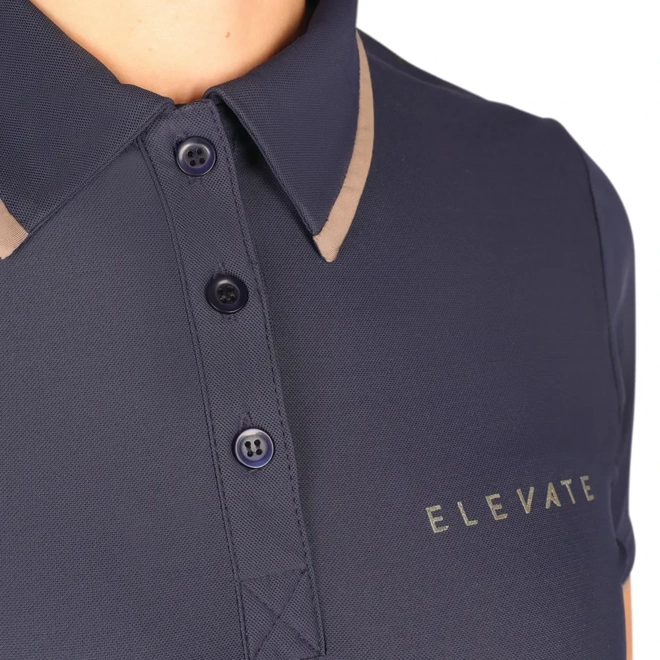 Additional Image for Hy Equestrian Elevate Allure Polo Navy/Fossil
