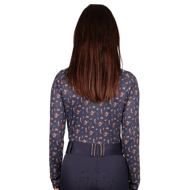 Additional Image for Hy Equestrian Elevate Country Base Layer  Navy/Fossil