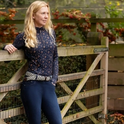 Hy Equestrian Elevate Country Base Layer  Navy/Fossil