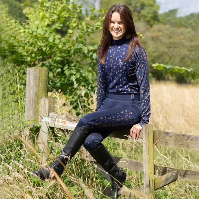 Additional Image for Hy Equestrian Elevate Country Riding Tights
