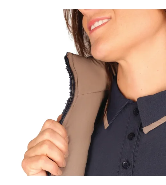 Hy Equestrian Elevate Country Teddy Fleece Gilet Navy
