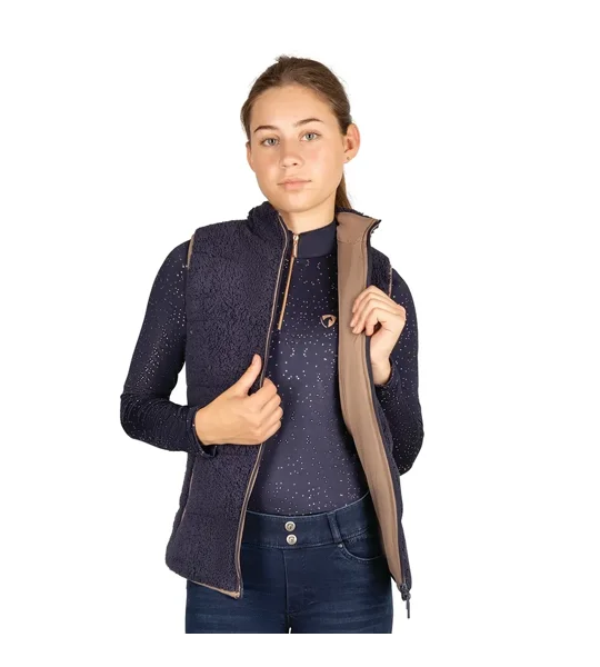 Hy Equestrian Elevate Mizs Country Teddy Fleece Gilet