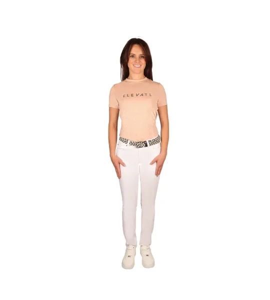 Hy Equestrian Elevate Allure T-Shirt Maple Sugar