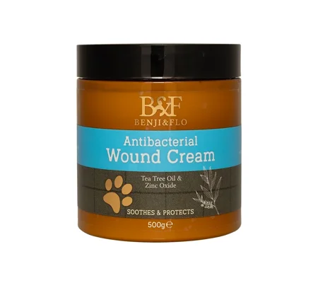 Benji & Flo Antibacterial Wound Cream 500g