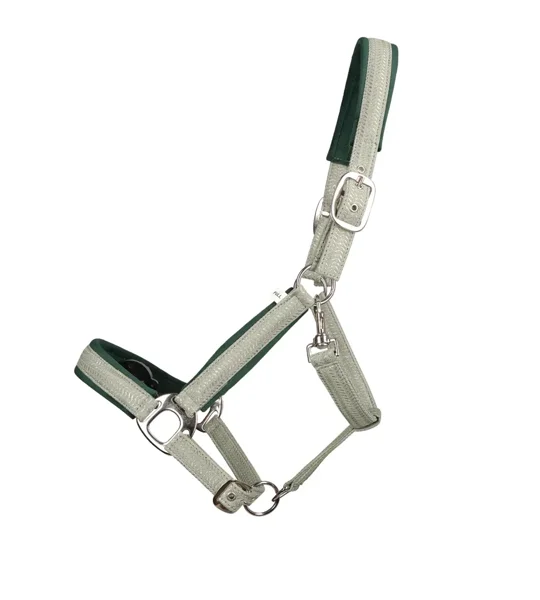 Hy Equestrian Mermaid Shimmer Head Collar and Lead Rope Set Mint