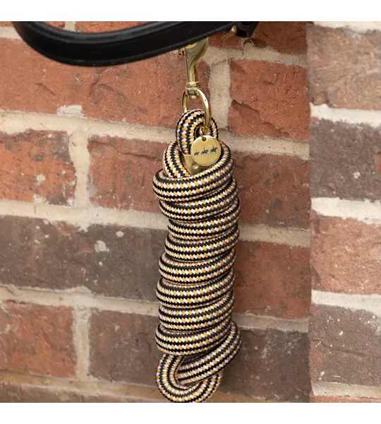 Supreme Products Royal Occasion Lead Rope 2m Black/White/Gold