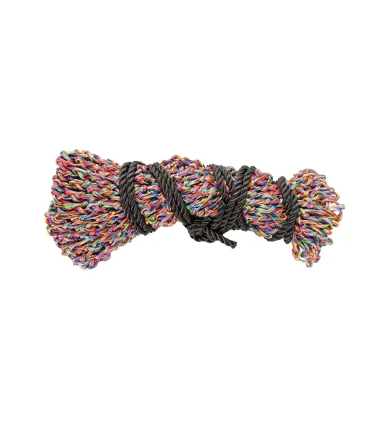 Slow Flow Small Hole Haynet by Hy Equestrian - Rainbow