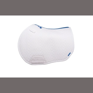 Coldstream Chatton Close Contact Saddle Pad  White/Blue