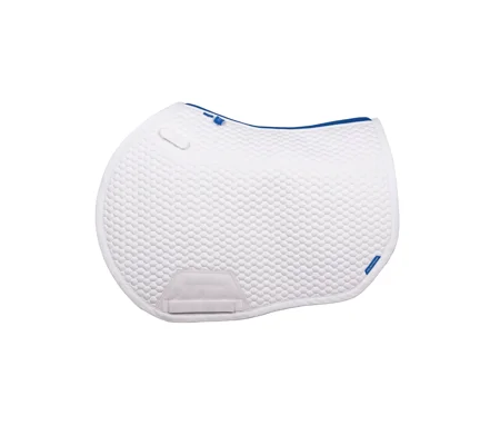 Coldstream Chatton Close Contact Saddle Pad White/Blue