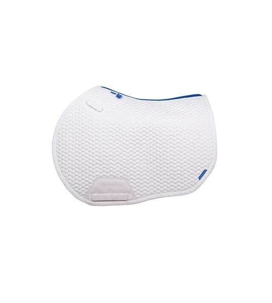Coldstream Chatton Close Contact Saddle Pad White/Blue