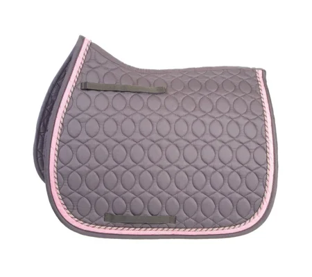 Hy Equestrian Deluxe Saddle Pad With Cord Binding