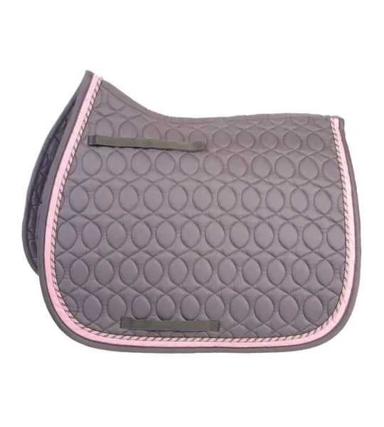 Hy Equestrian Deluxe Saddle Pad With Cord Binding