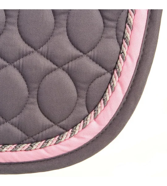 Hy Equestrian Deluxe Saddle Pad With Cord Binding