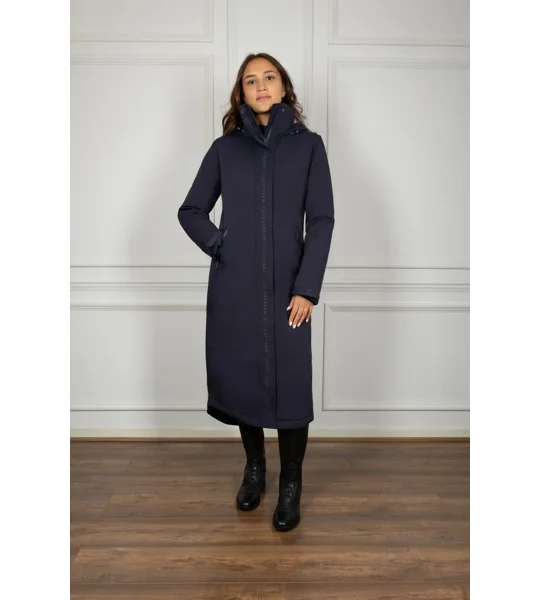 Coldstream Maxton Long Waterproof Coat Navy