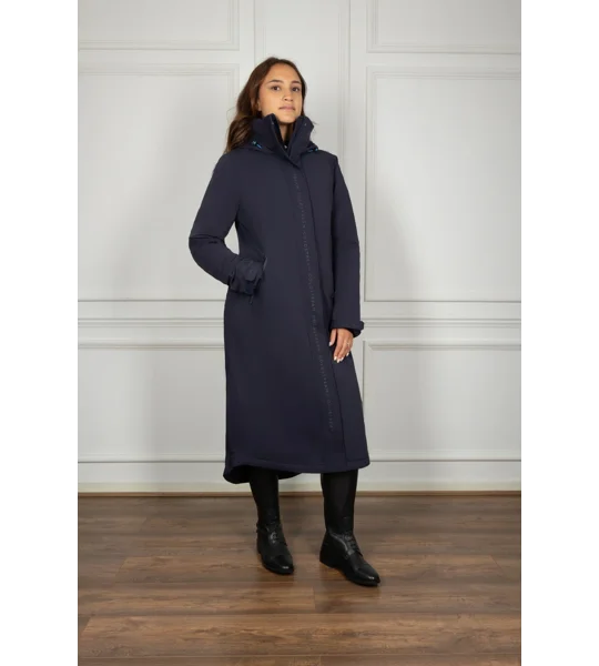 Coldstream Maxton Long Waterproof Coat Navy