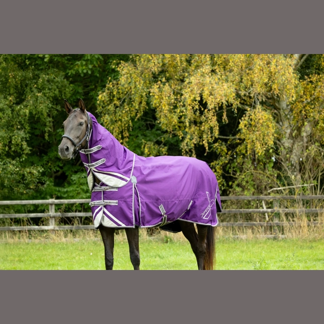 product Image for DefenceX Shield 0g Turnout Rug with Detachable Neck