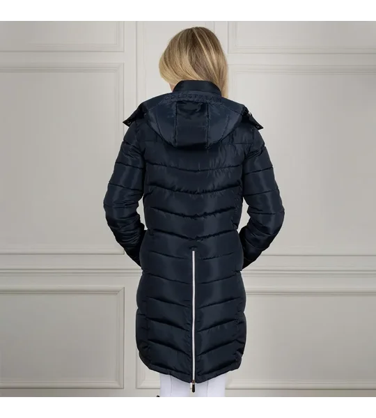 Coldstream Melrose Long Quilted Coat Navy